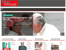 Tablet Screenshot of citizensadvocatenews.com